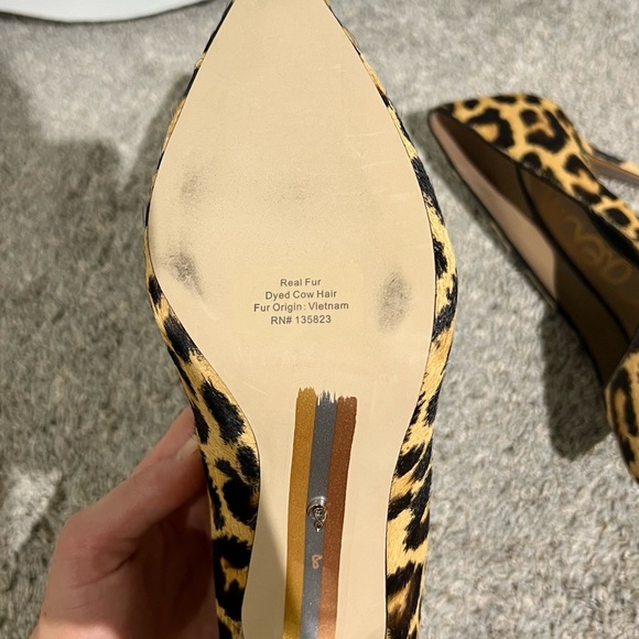 Sam Edelman Hazel Leopard Print Pumps - Picture 6 of 6